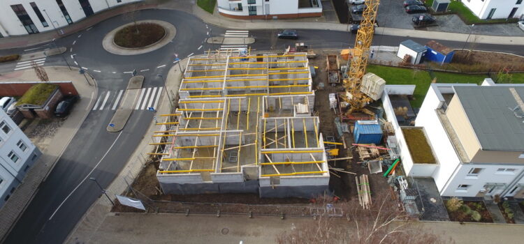 März 2020: Mühlenstraße 16, Herdecke – Rohbauarbeiten