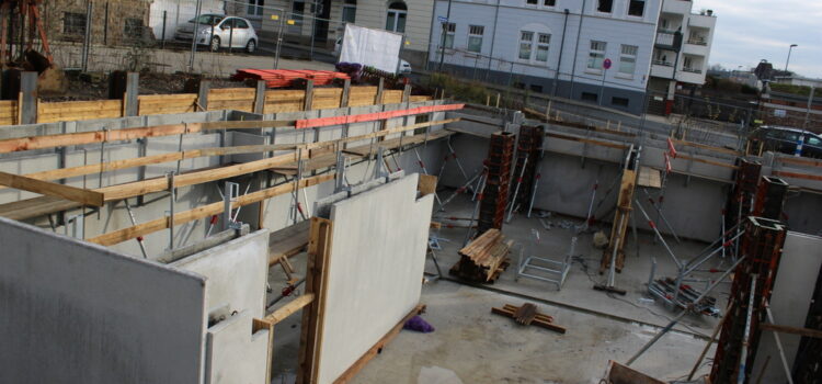Jan. 2020: Mühlenstraße 16, Herdecke – Rohbauarbeiten